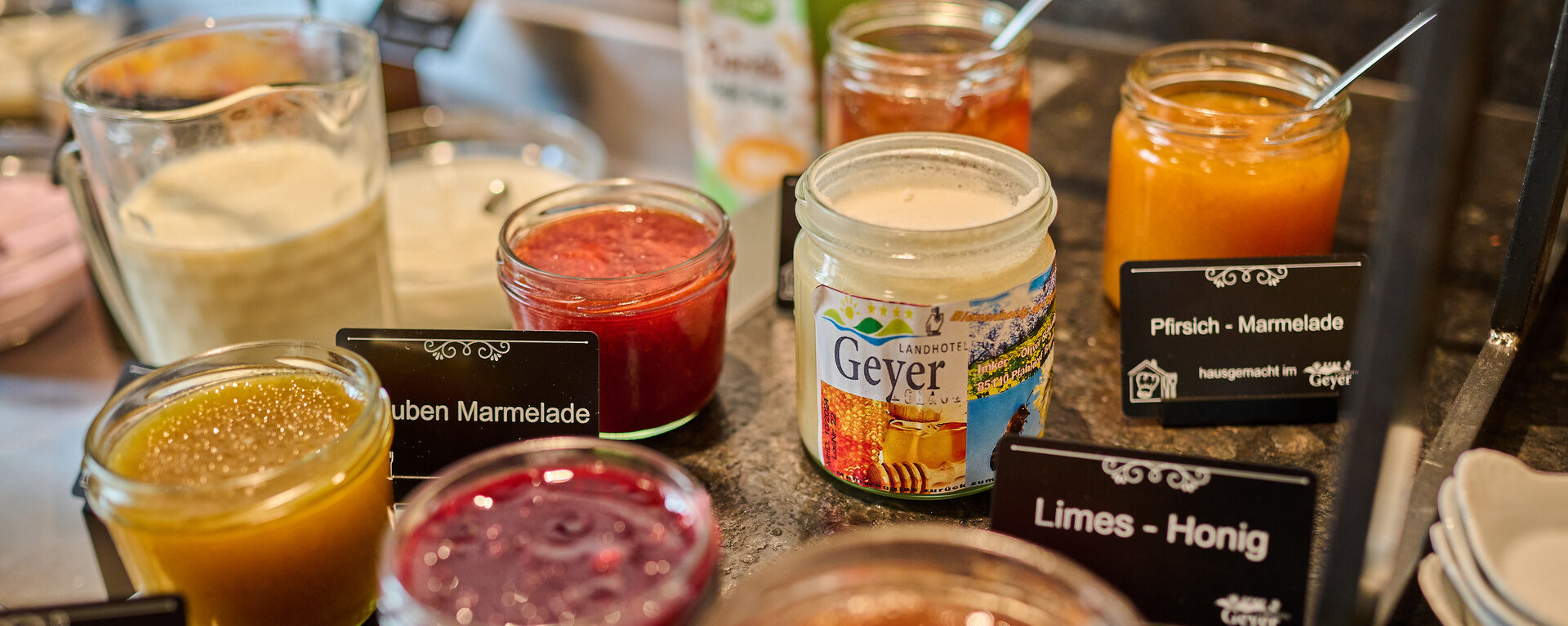 selbstgemachte Marmeladen