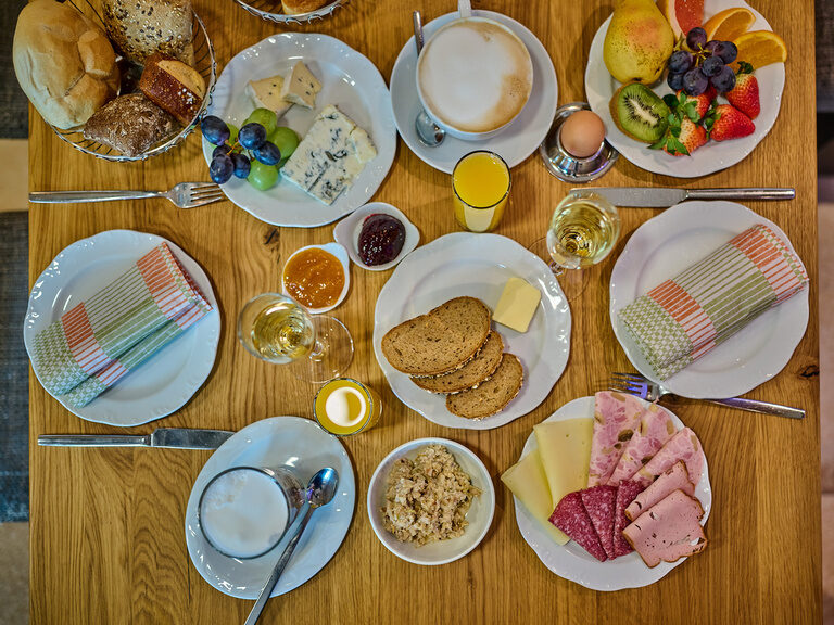 Frühstückstisch Landhotel Geyer