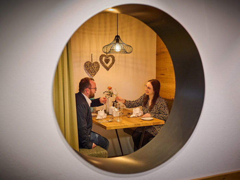 gemütliche Nischen im Restaurant